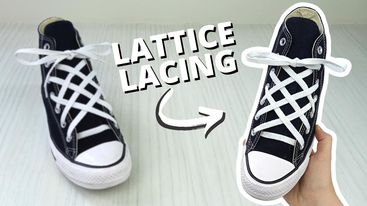 Cột dây giày thể thao kiểu Lattice