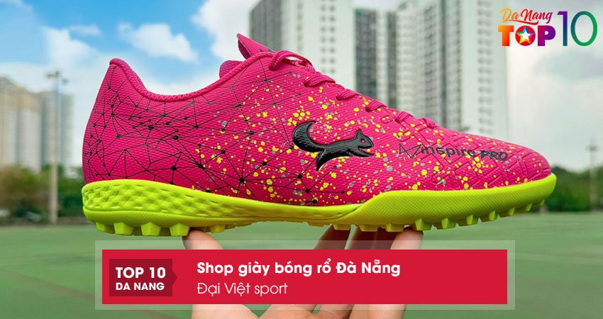 Cửa hàng Đại Việt Sport Đà Nẵng trưng bày giày bóng rổ