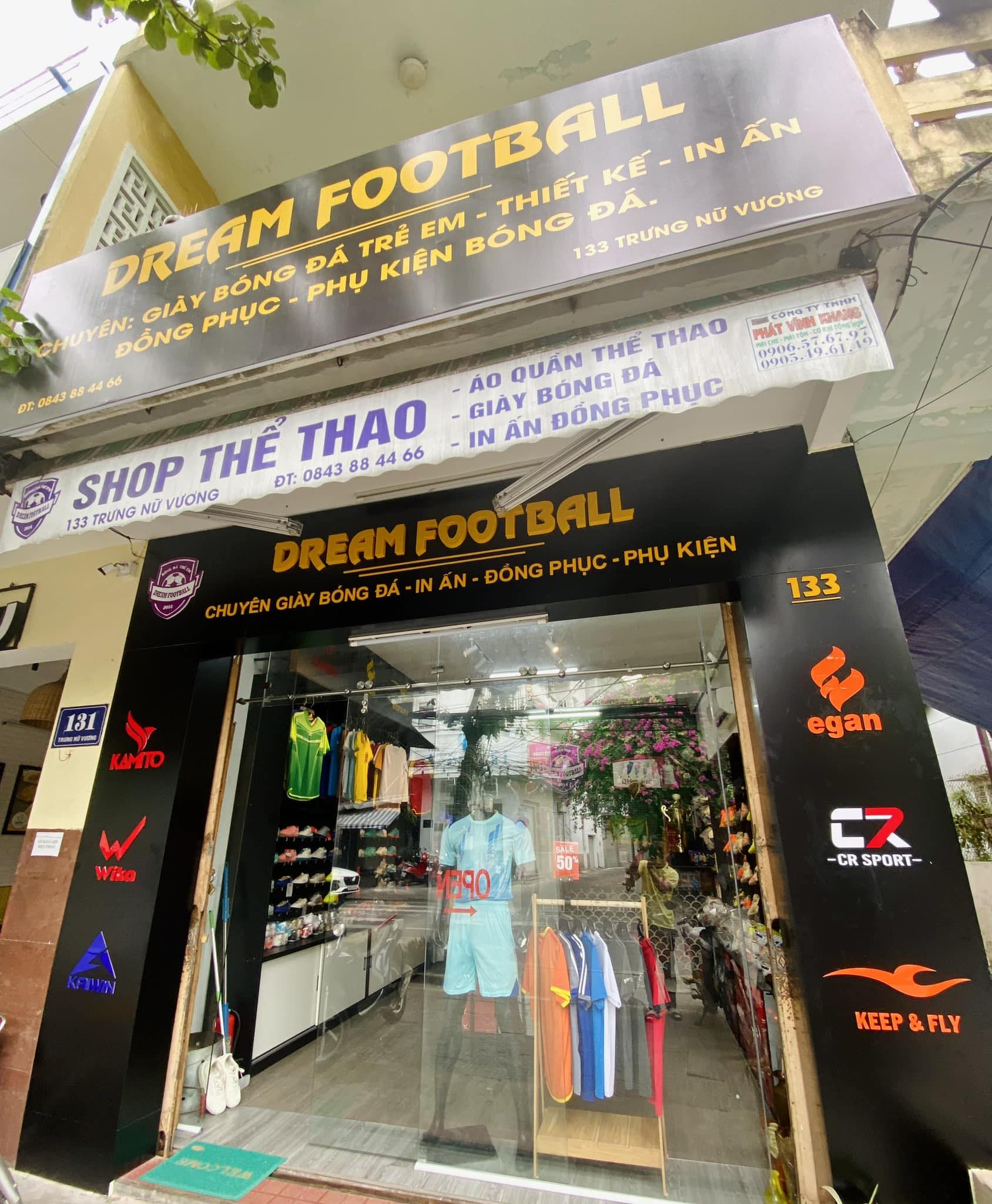 Cửa hàng thể thao Dreamfootball - nơi tìm thấy giày bóng đá Đà Nẵng chất lượng