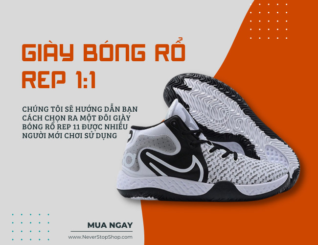Đế ngoài chắc chắn của giày bóng rổ rep 11 đảm bảo độ bám sân
