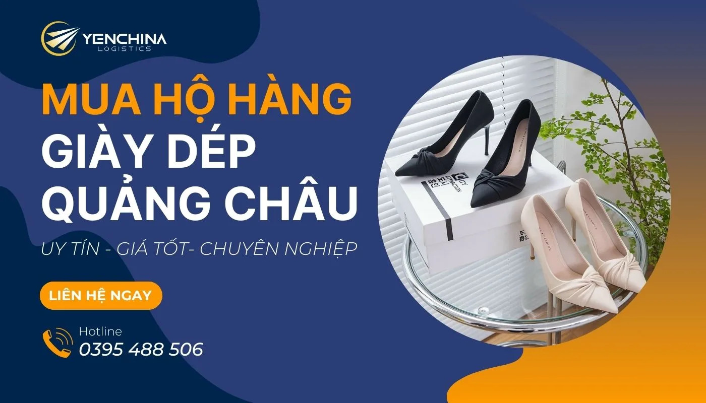Dịch vụ đặt hàng và vận chuyển giày dép Quảng Châu chuyên nghiệp