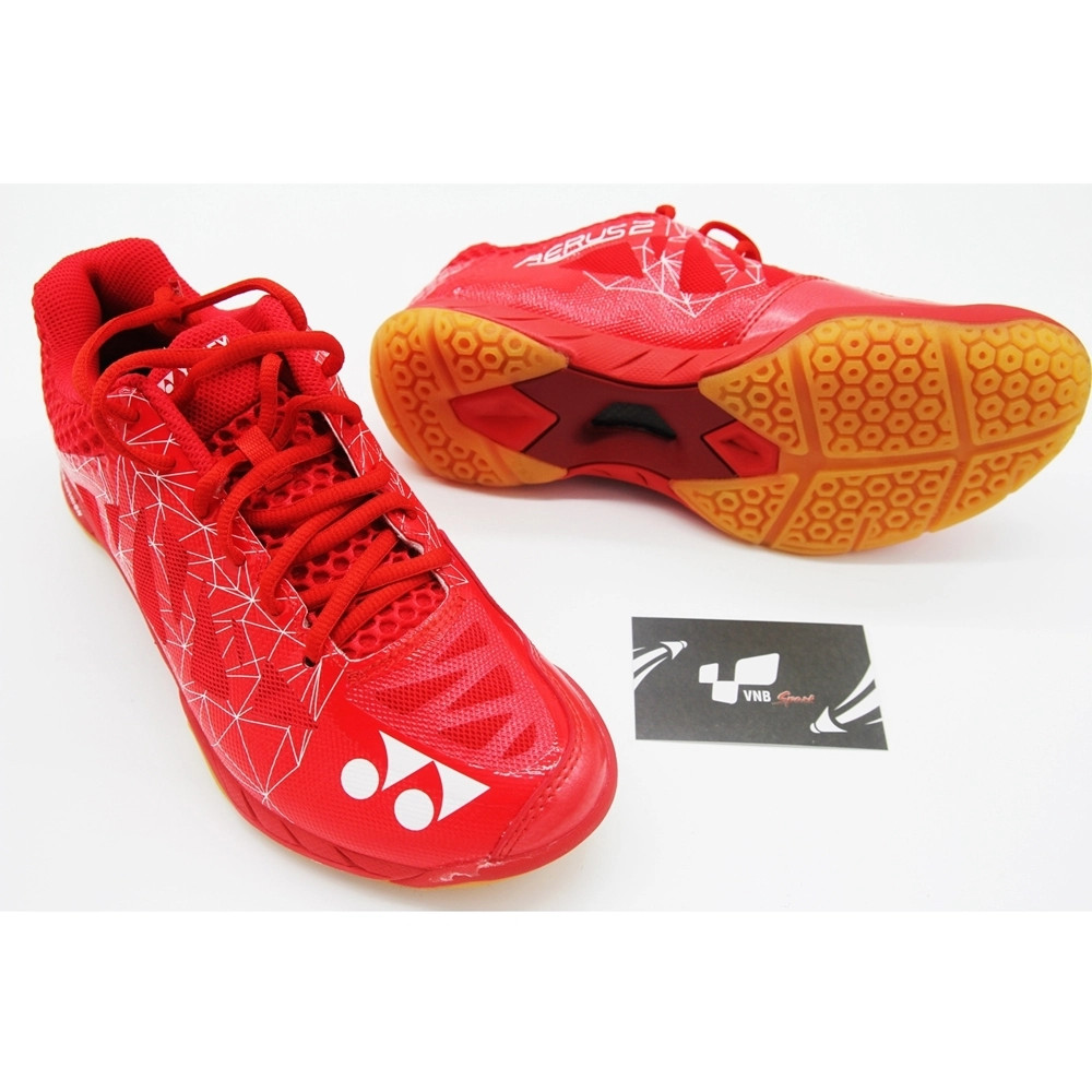 Đôi giày cầu lông Yonex Aerus 2 đỏ siêu nhẹ và thiết kế hiện đại