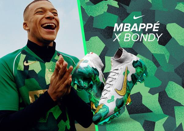 Đôi giày đá bóng Nike Mercurial Kylian Mbappe X Bondy Superfly