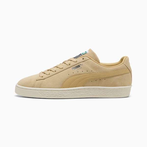Đôi giày Puma Suede Classic đế bệt màu xanh huyền thoại