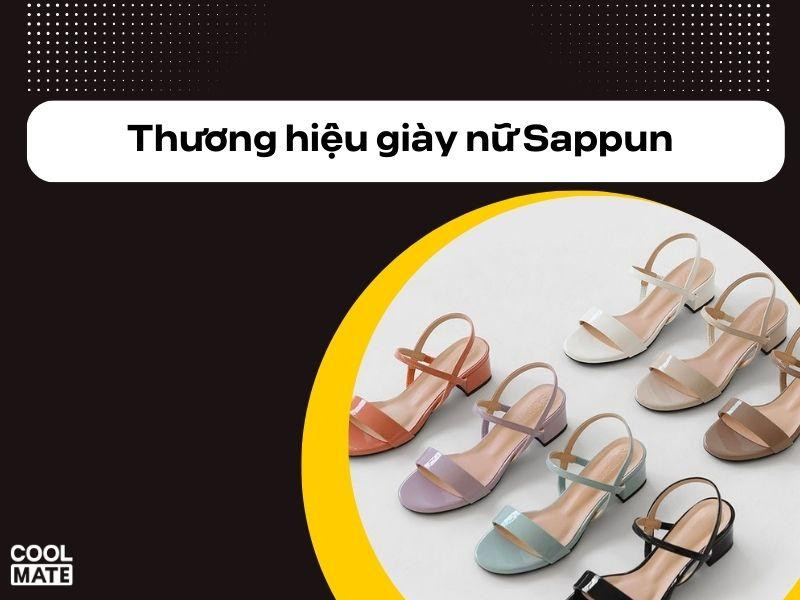 Đôi giày Sappun màu kem nhẹ nhàng