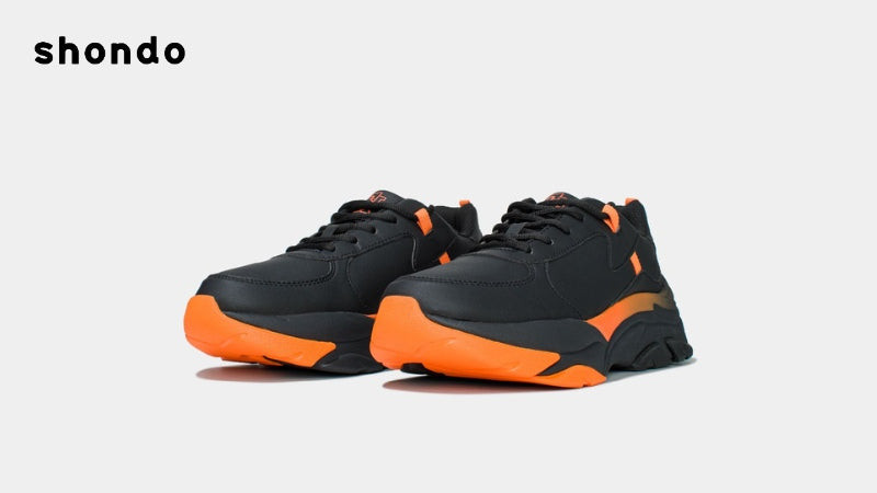 Đôi **giày sneaker** chunky S1 đế ombre của **brand giày** Shondo, một sản phẩm nội địa chất lượng cao.