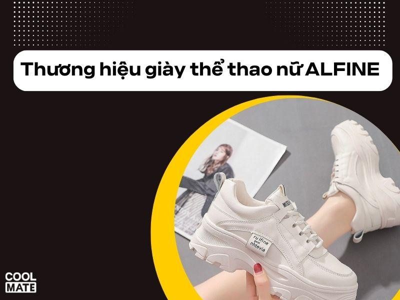 Đôi giày thể thao nữ ALFINE với đế cao