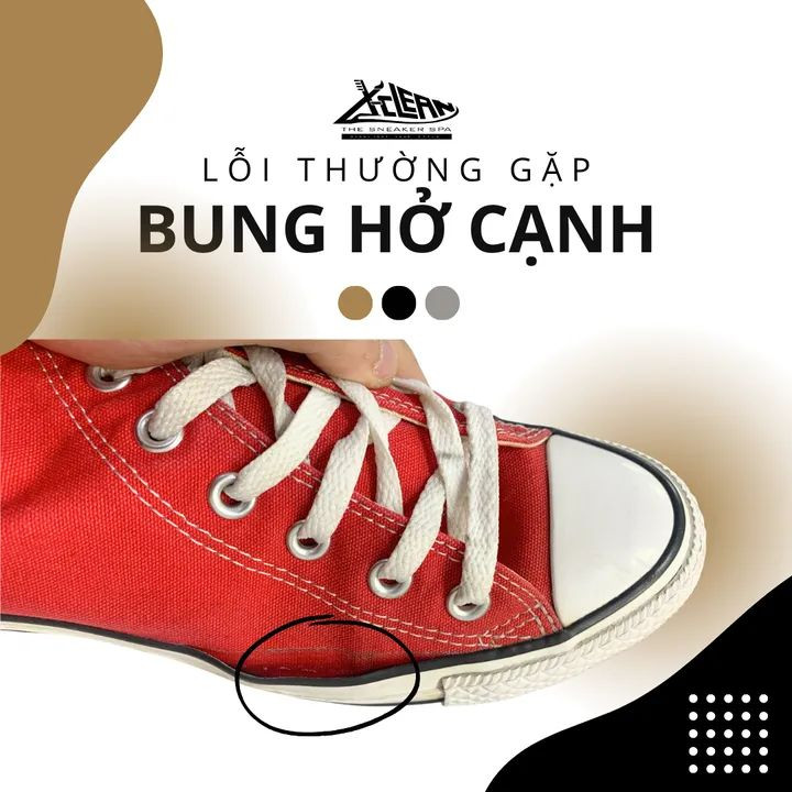 Đội ngũ thợ lành nghề tại Xclean đang phục hồi đôi giày da