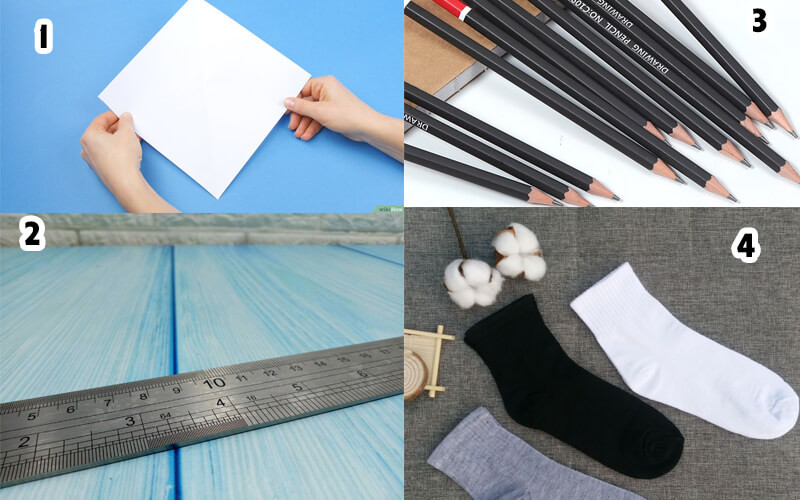 Dụng cụ cần thiết để đo size giày