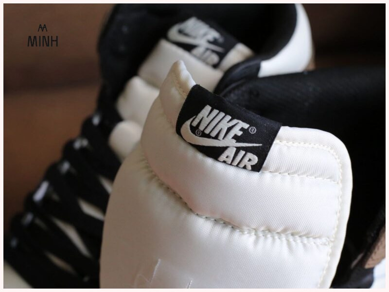 Đường chỉ may tỉ mỉ là dấu hiệu giày Nike Jordan chính hãng