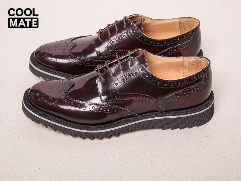 Full Brogues (Wingtip Brogues) - mẫu giày tây trang trí tinh xảo