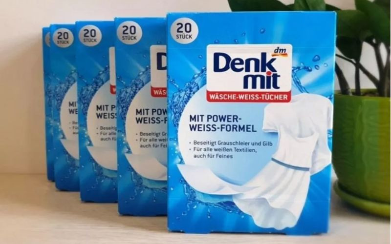 Giá thành của giấy tẩy trắng Denkmit hộp 20 miếng