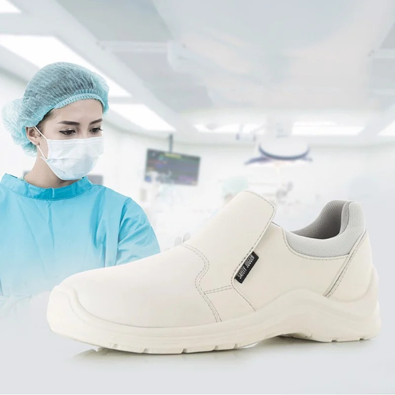 Giày bảo hộ phòng sạch chống tĩnh điện Safety Jogger Gusto S2 màu trắng chuyên dụng