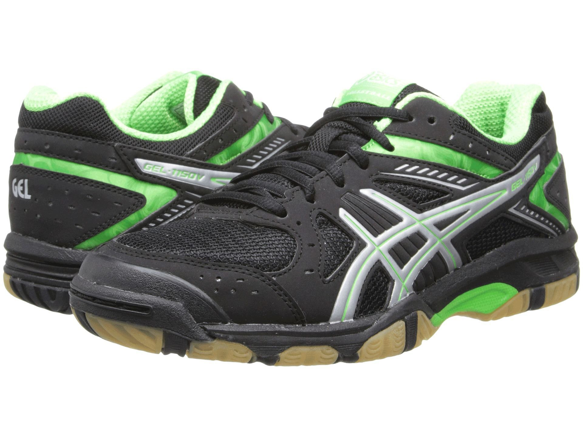 Giày bóng chuyền Asics Gel 1150V màu xanh đỏ