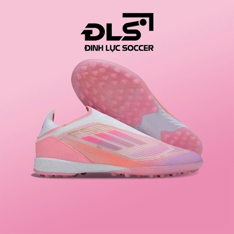 Giày bóng đá Adidas F50 Elite Laceless Lamine Yamal Hồng