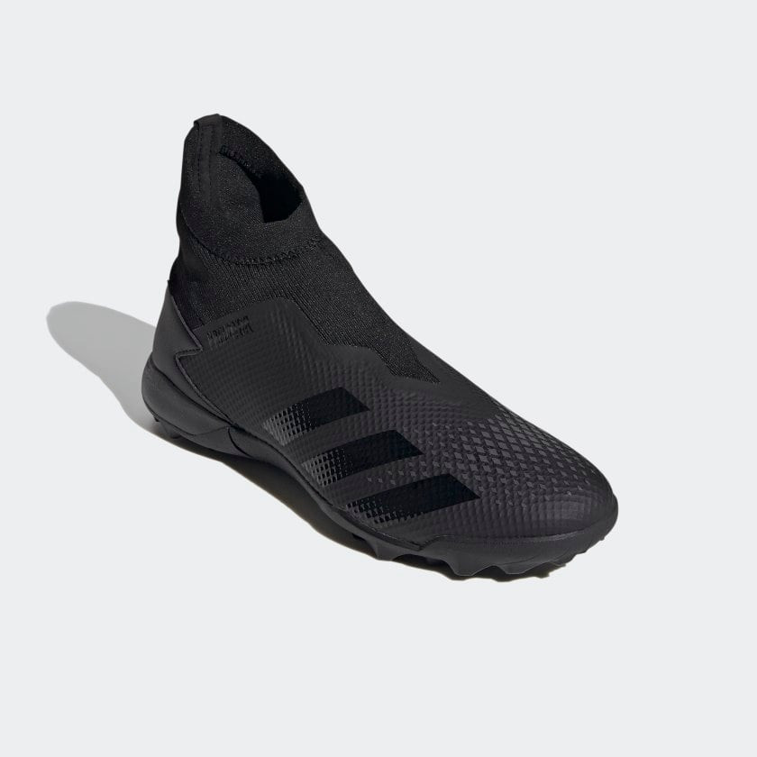 Giày bóng đá không dây Adidas Predator 20.3 Laceless TF Dark Motion màu đen