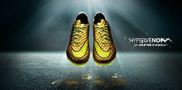 Giày bóng đá Neymar Hypervenom Golden Dream tại World Cup 2014