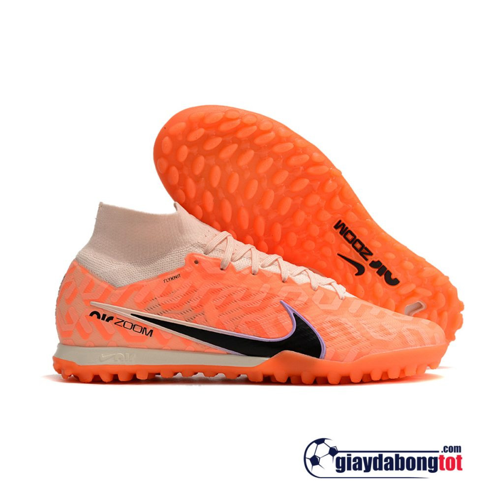 Giày bóng đá Nike cổ cao dòng Superfly 9 Elite TF cam trắng nổi bật