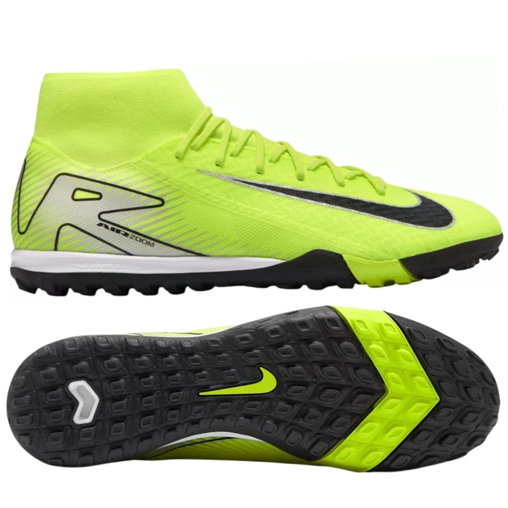 Giày bóng đá Nike Mercurial Superfly 10 Academy TF màu xanh neon
