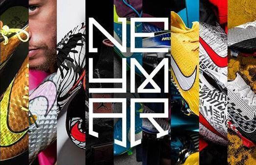 Giày bóng đá Nike Neymar xuyên suốt sự nghiệp ấn tượng