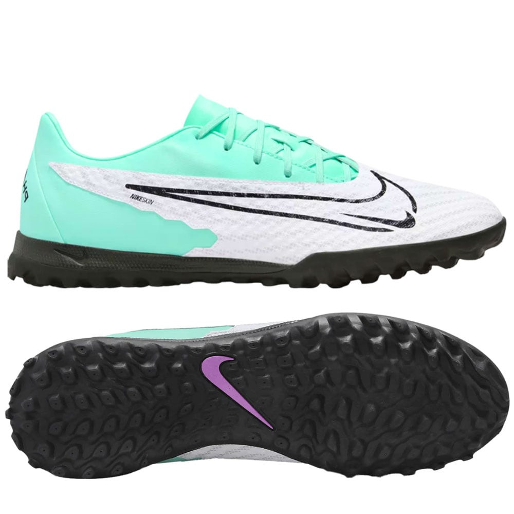 Giày bóng đá Nike Phantom GX Academy TF màu xanh lơ trắng