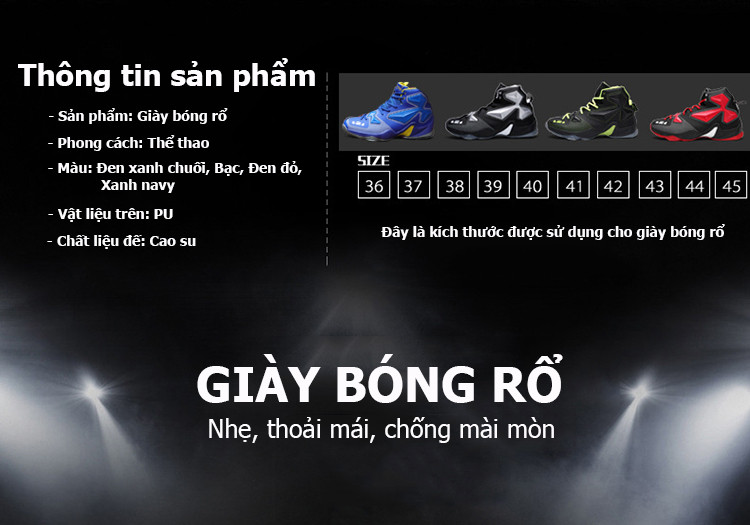 Giày bóng rổ NBA hiện đại