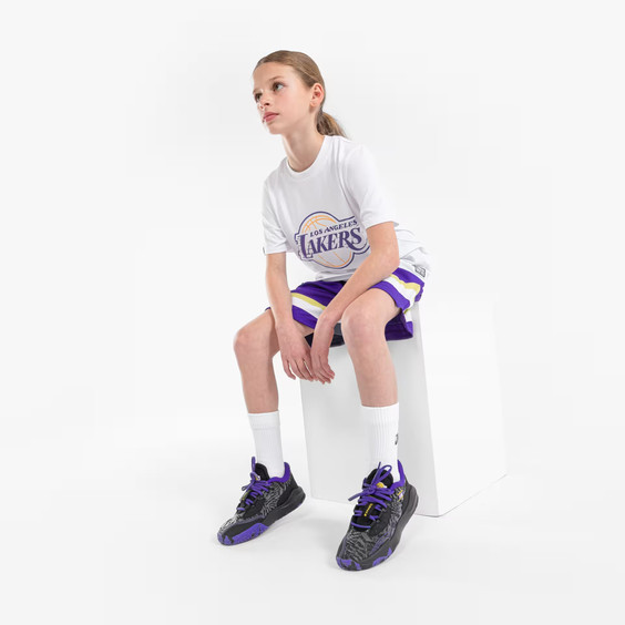 Giày bóng rổ nữ chính hãng 900 NBA Lakers với thiết kế cổ thấp, nhẹ và linh hoạt