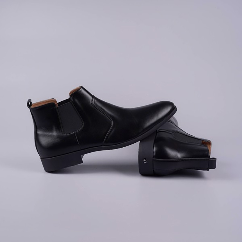 Giày Boot nam da thật cổ chun