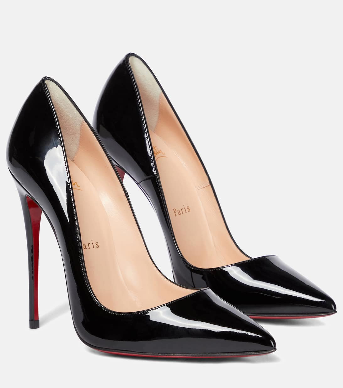Giày cao gót Louboutin So Kate đen bóng