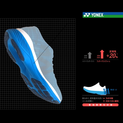 Giày cầu lông Yonex 65Z3 Bạch Hổ màu trắng đen