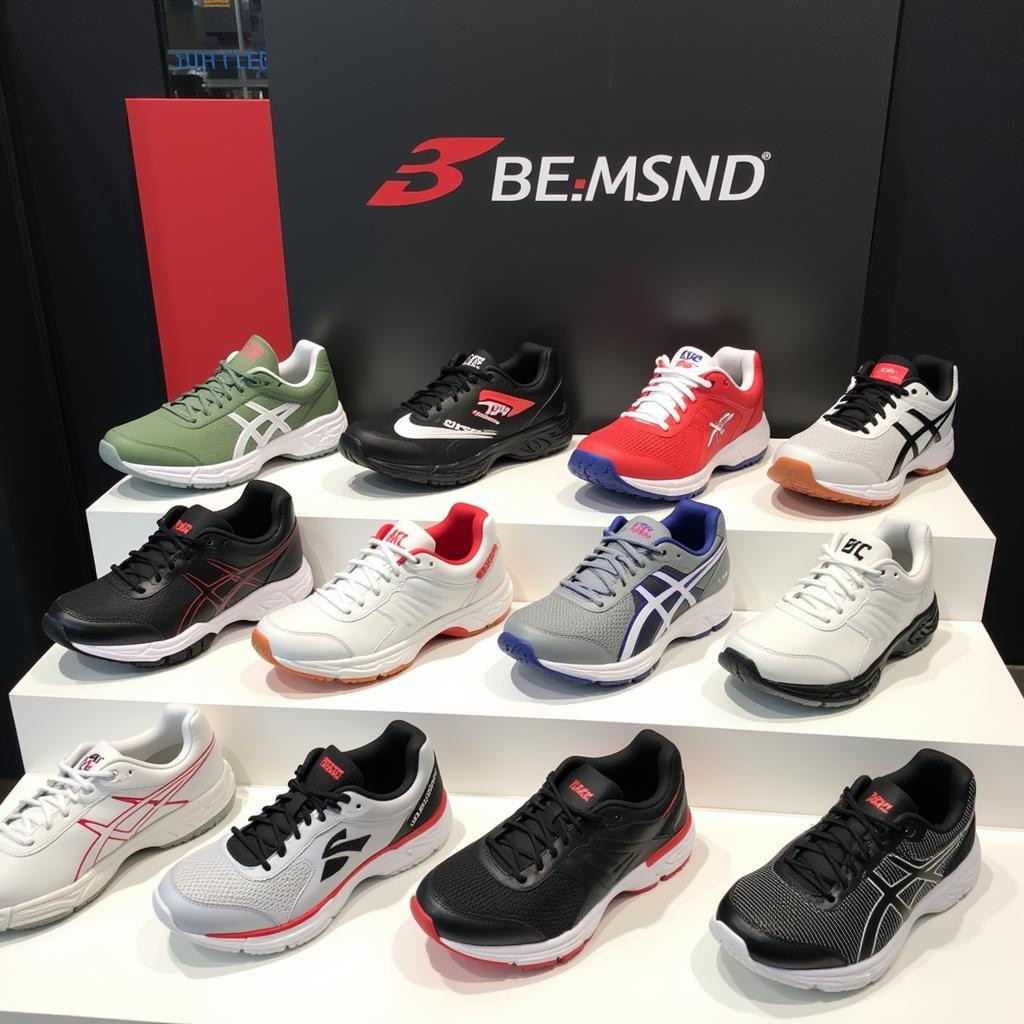 Giày cầu lông Yonex cũ với thiết kế hiện đại