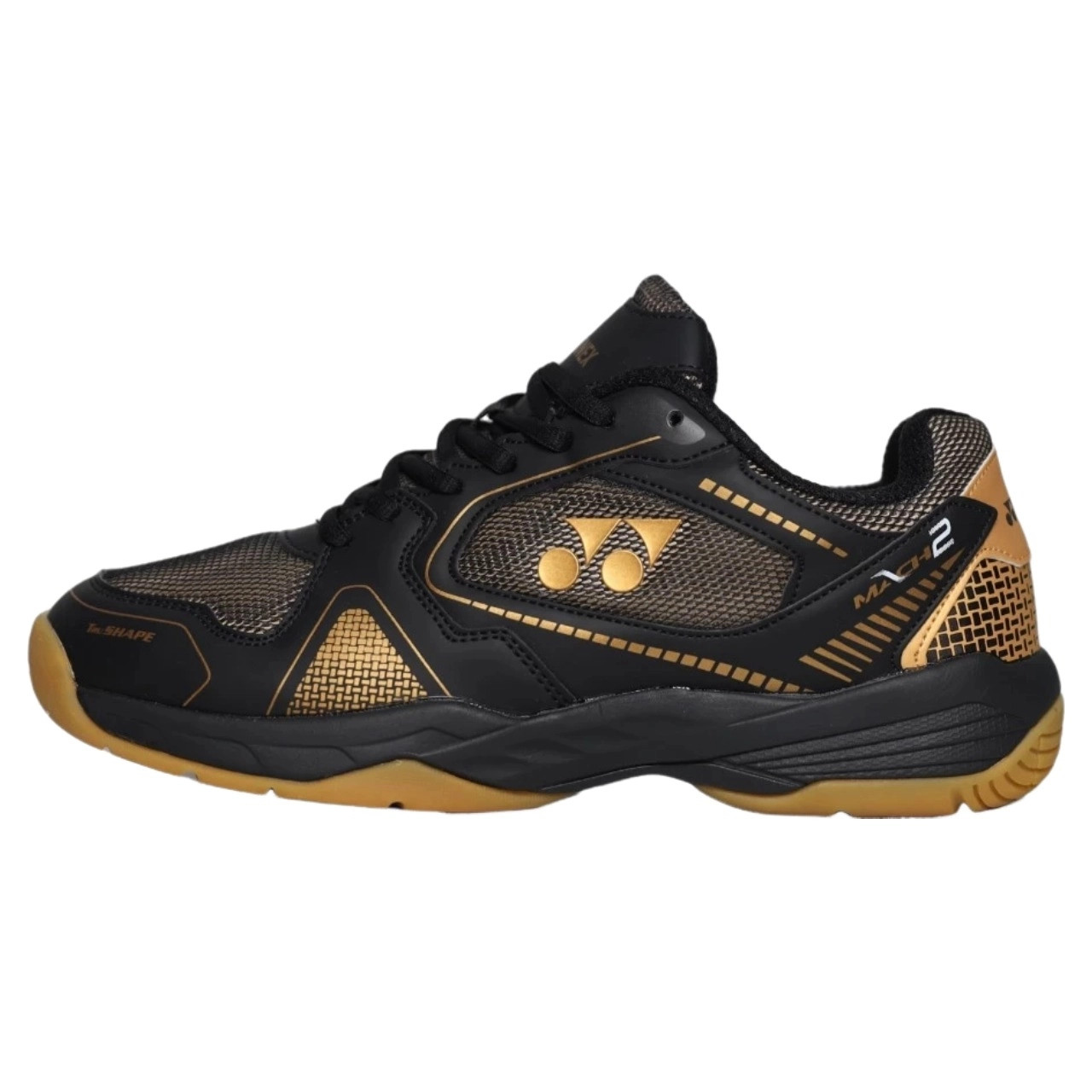 Giày cầu lông Yonex Mach 2 màu đen vàng