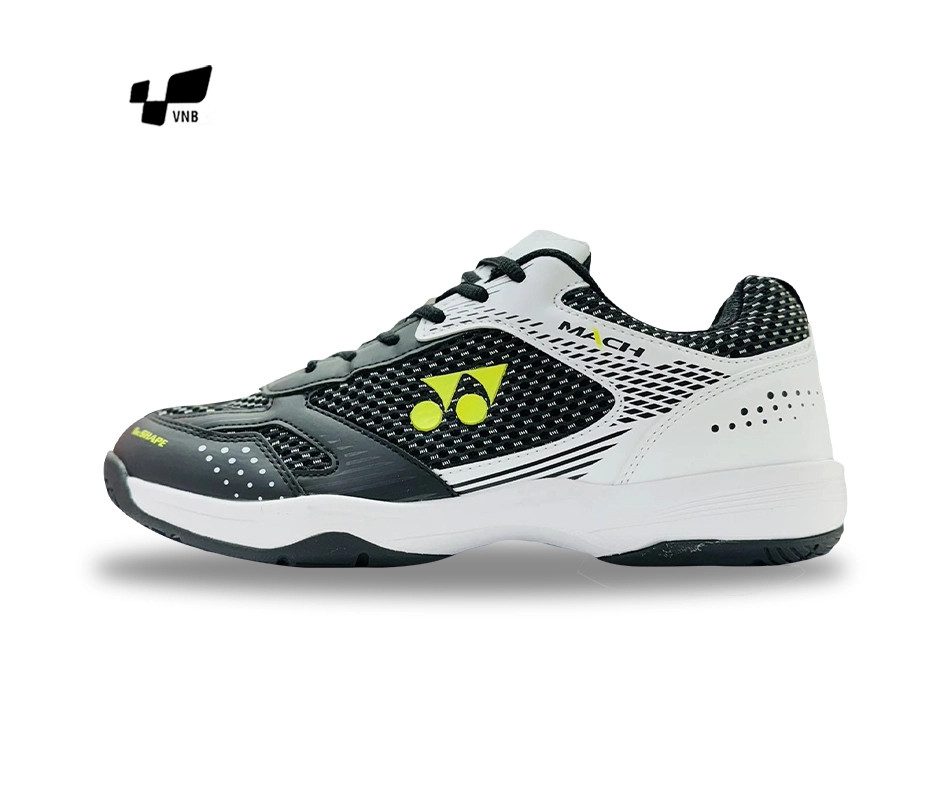 Giày cầu lông Yonex Mach đen trắng
