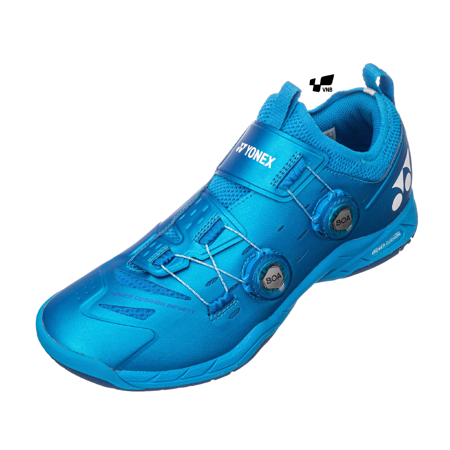 Giày cầu lông Yonex Power Cushion Infinity 2 với sắc xanh dương năng động.