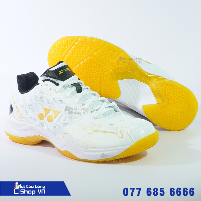 Giày Yonex Power Cushion 101 Trắng: Đẳng Cấp Thể Hiện Trên Sân Cầu Lông