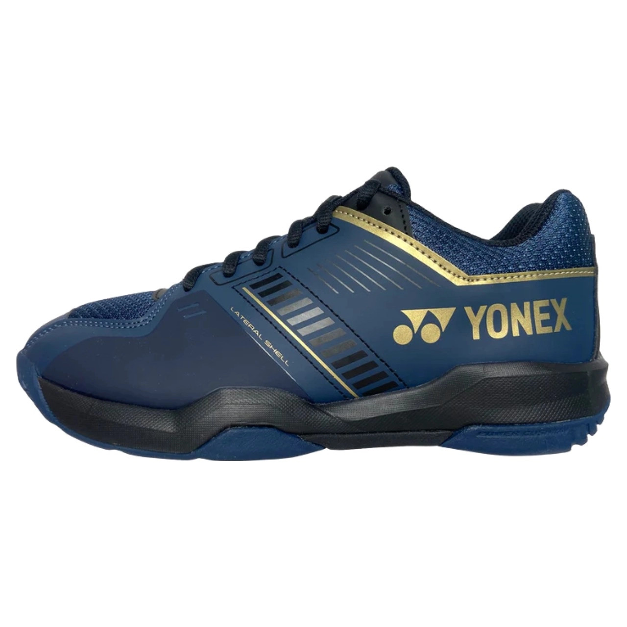 giày cầu lông Yonex Strider Flow Wide với phối màu xanh vàng