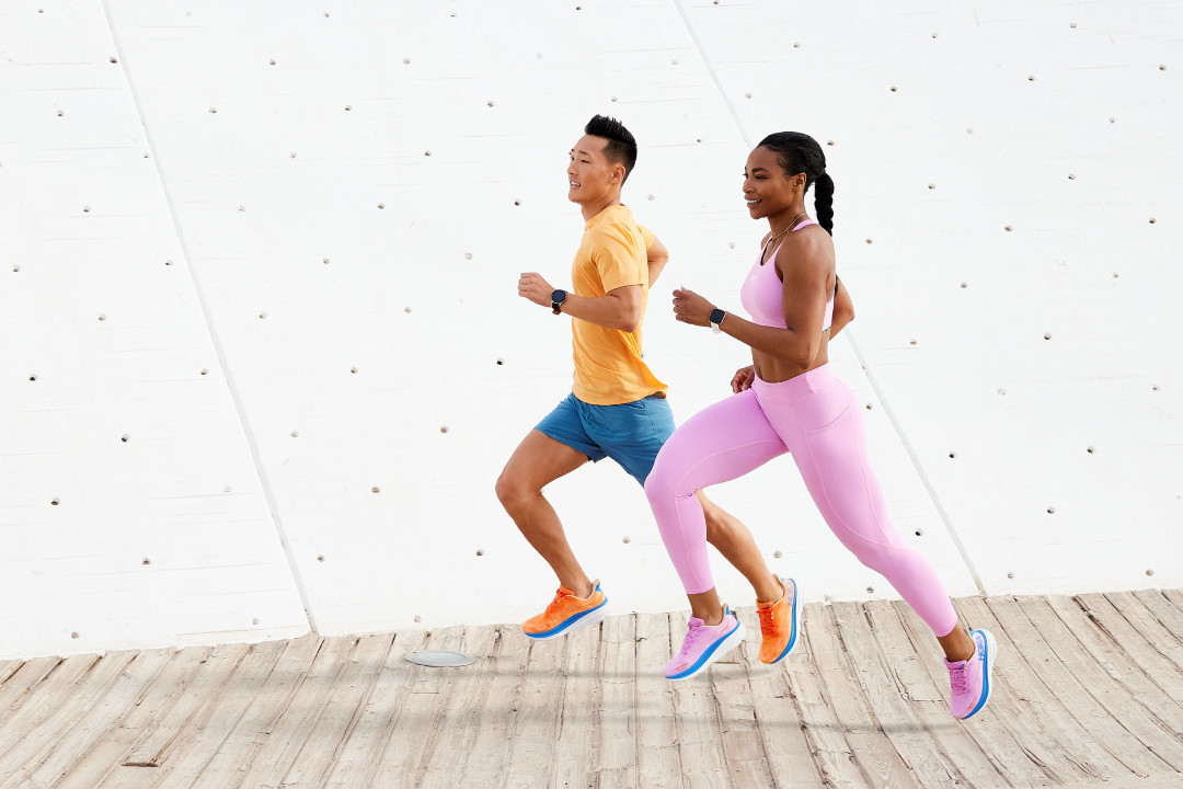 Giày chạy bộ Hoka Clifton 9 màu xanh lam