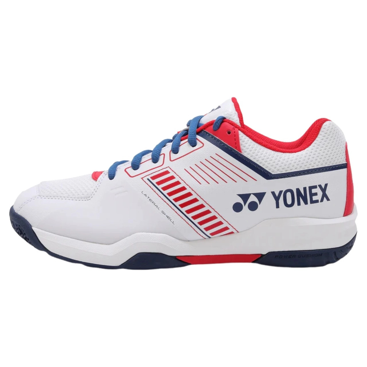 giày chơi cầu lông Yonex Strider Flow Wide màu trắng đỏ
