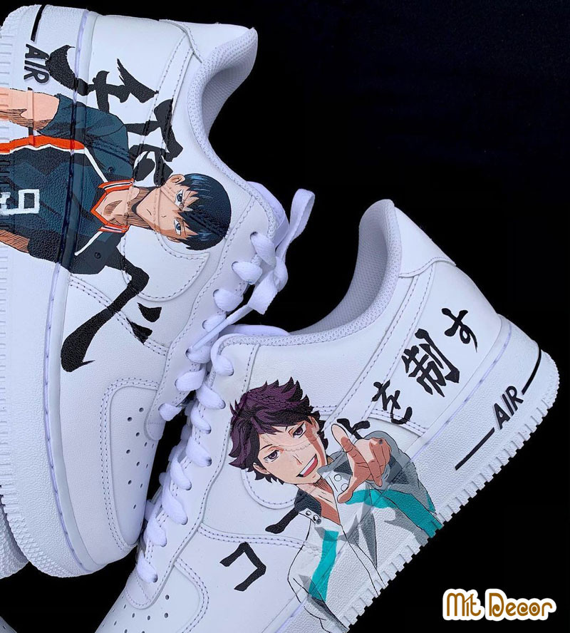 Giày custom nữ phong cách anime