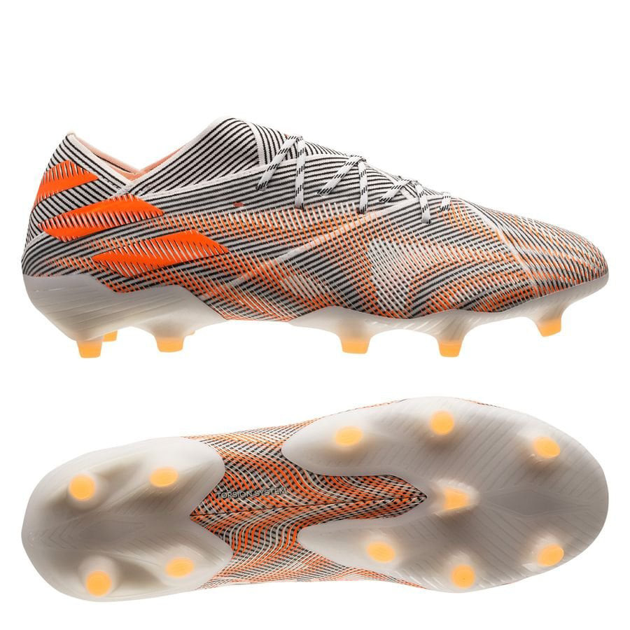 Giày đá bóng Adidas Nemeziz .1 FG/AG Superspectral trắng cam