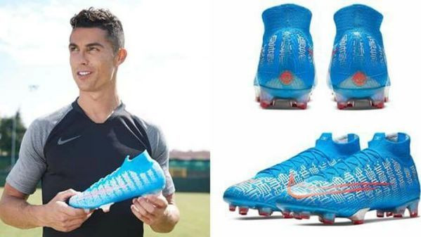 Giày đá bóng CR7 chính hãng Nike Mercurial Superfly CR7 Shuai với họa tiết ký tự Trung Quốc