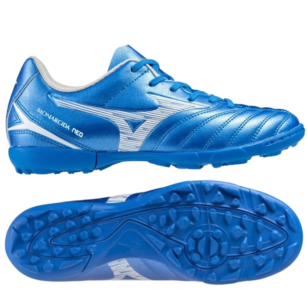 Giày đá bóng Mizuno Monarcida Neo III Select AS - P1GD242527 - Xanh/Bạc