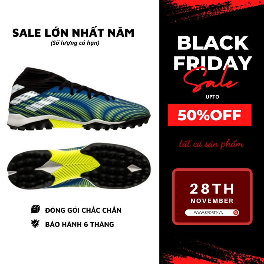 Giày đá bóng Nemeziz .3 TF Superlative phối màu xanh dương vàng đen
