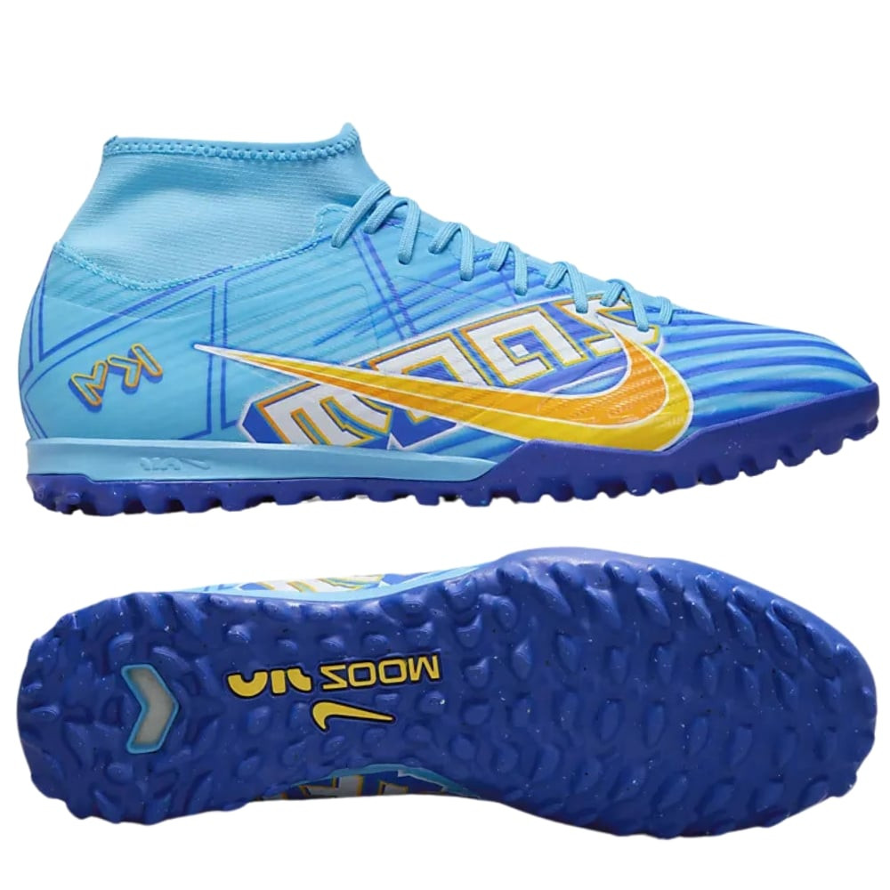giày đá bóng Nike Zoom Mercurial Superfly 9 Academy KM TF xanh vàng