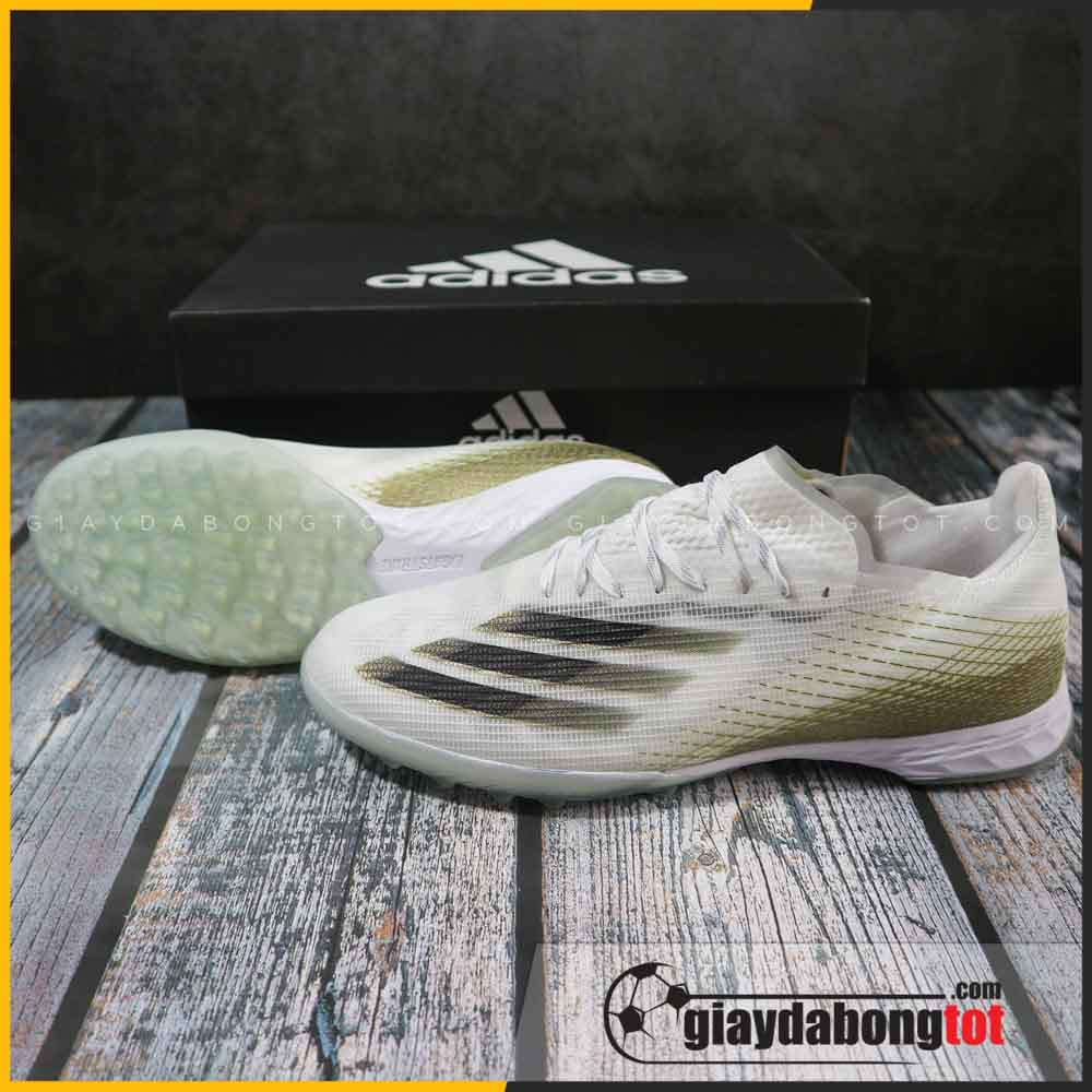 Giày đá bóng siêu nhẹ Adidas X Ghosted .1 TF màu trắng đen