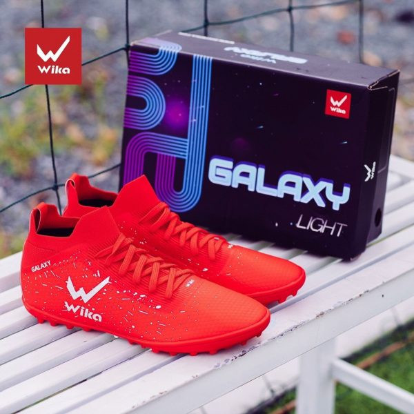 Giày đá bóng Wika Galaxy Light màu đỏ đầy năng lượng