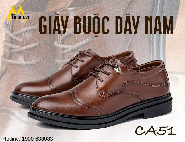 Giày da nam buộc dây lịch lãm, một trong những mẫu giày da nam đẹp kinh điển