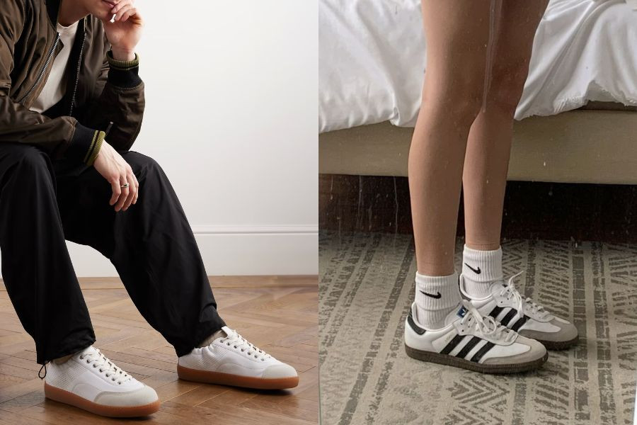 Giày Dries Van Noten trong bộ sưu tập giày sneaker hot 2025 với thiết kế đế mỏng thanh lịch