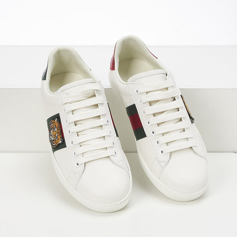 Giày Gucci Ace họa tiết đầu hổ tinh xảo