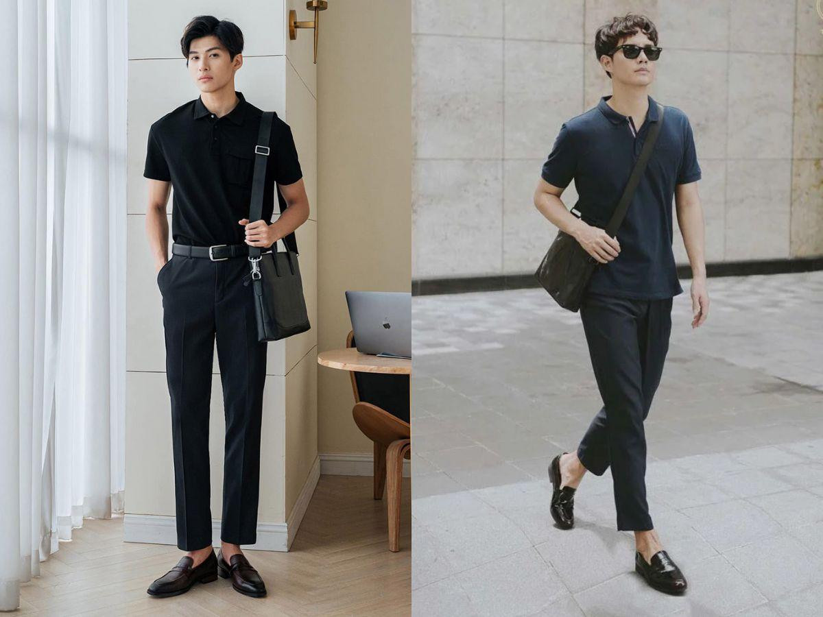 Giày Loafer hoặc Monk Strap phối cùng quần kaki và áo polo mang đến vẻ ngoài trẻ trung và lịch sự